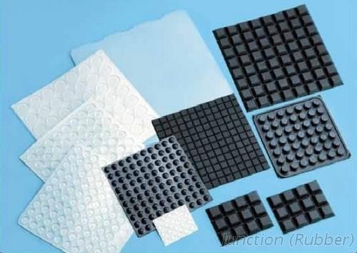 Glue-backed foot pads